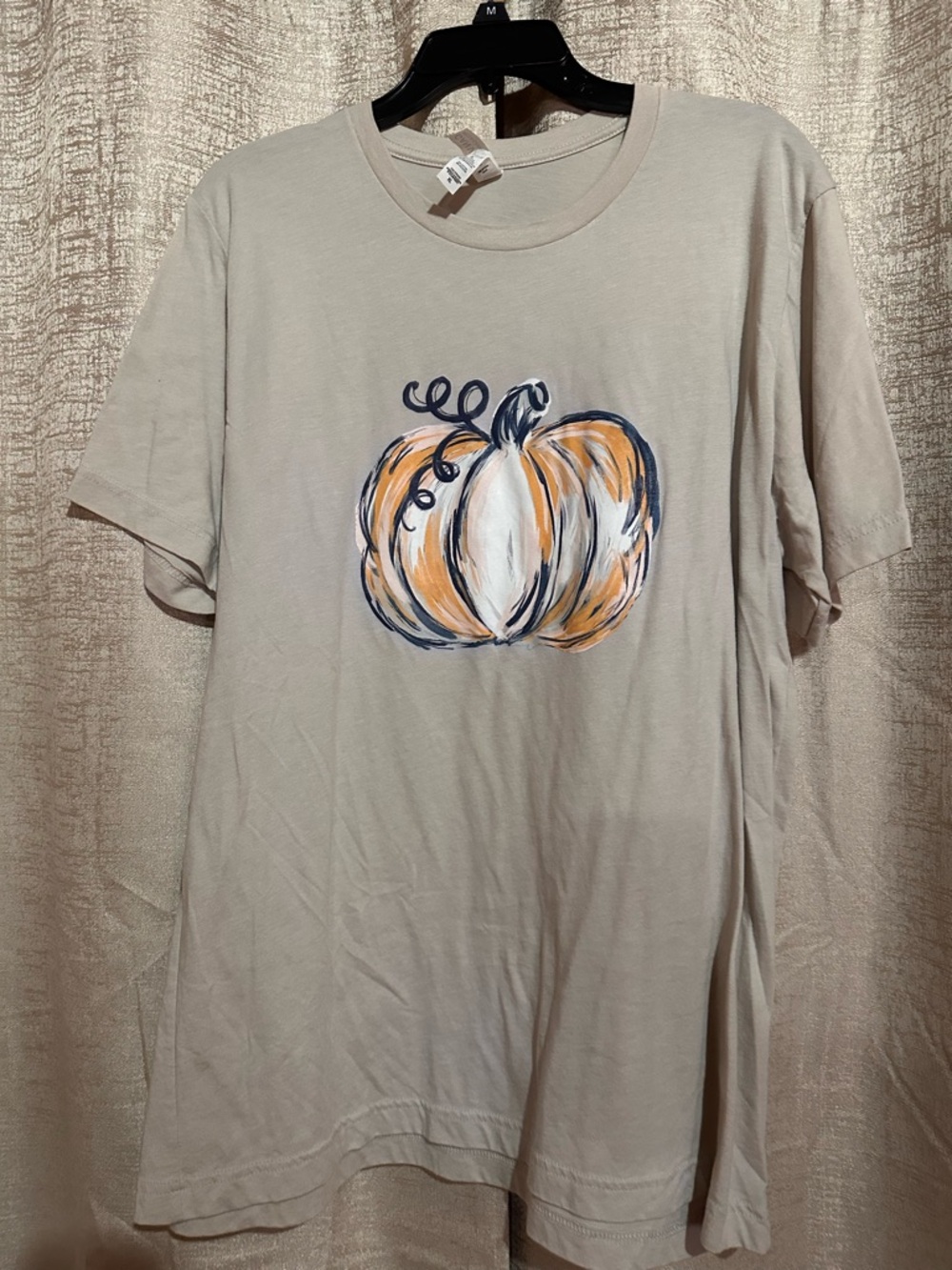 Bella Canvas Light Beige Tee with Branded Neck Tag